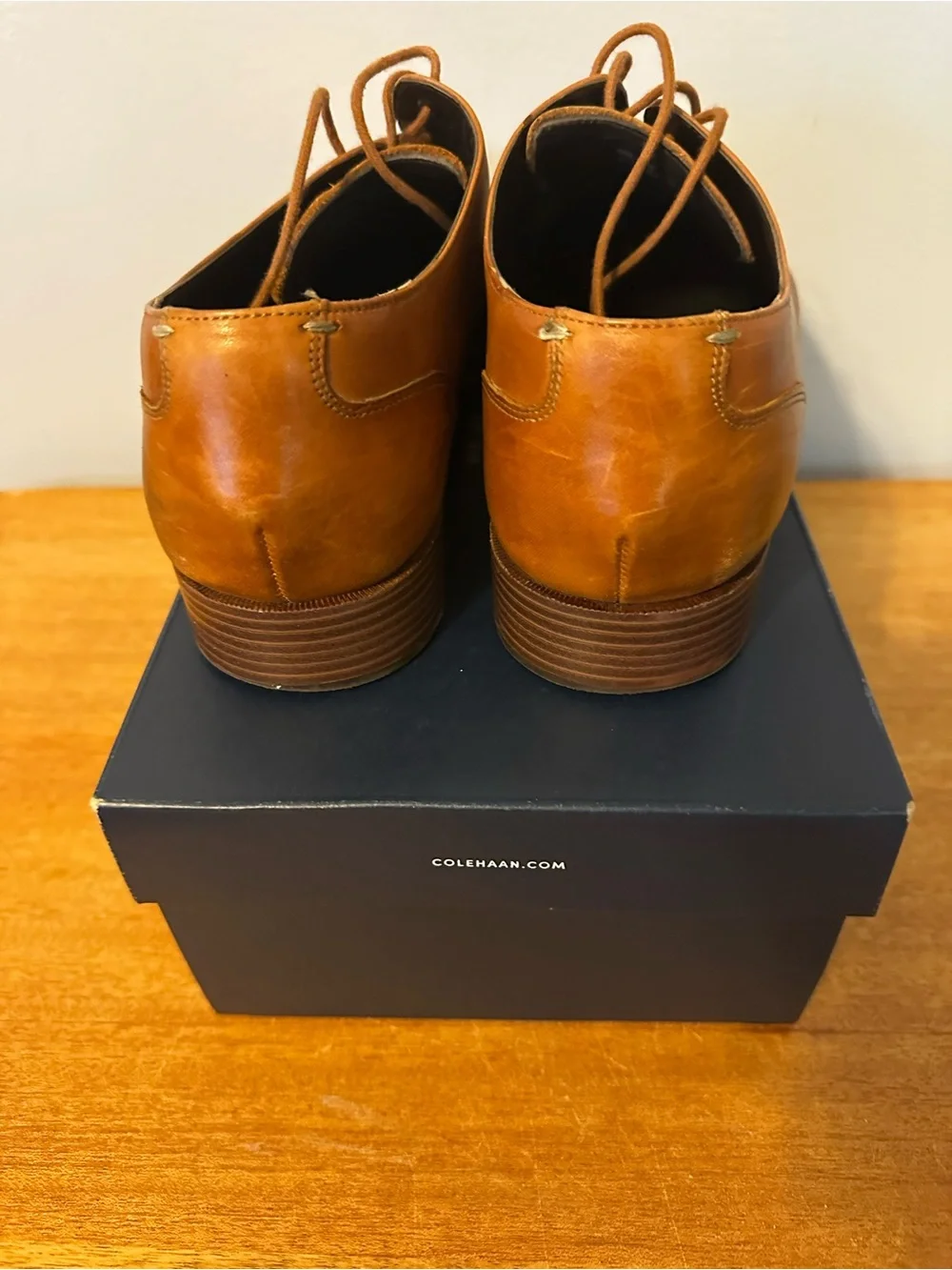 Cole Haan Black Shoe Box with White Label